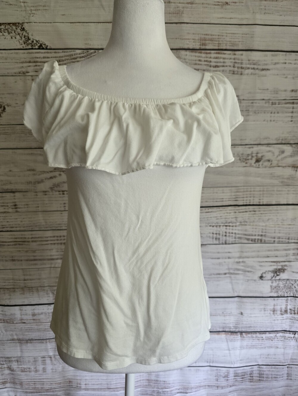Lilly Pulitzer White Off-Shoulder Ruffle Top - Picture 5 of 7